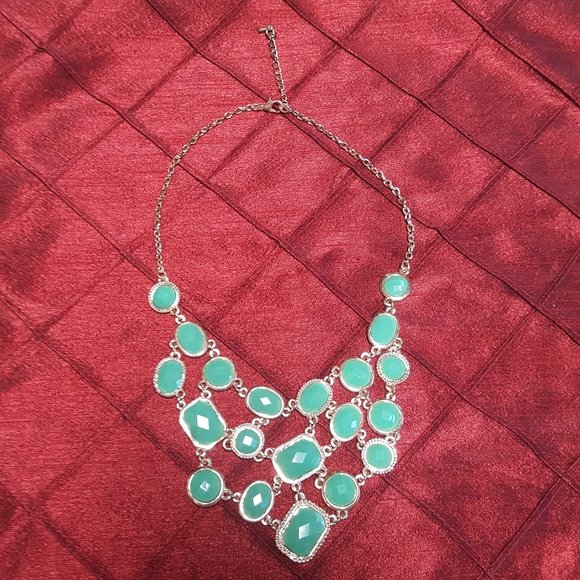 Geometric Statement Necklace - Picture 1 of 2